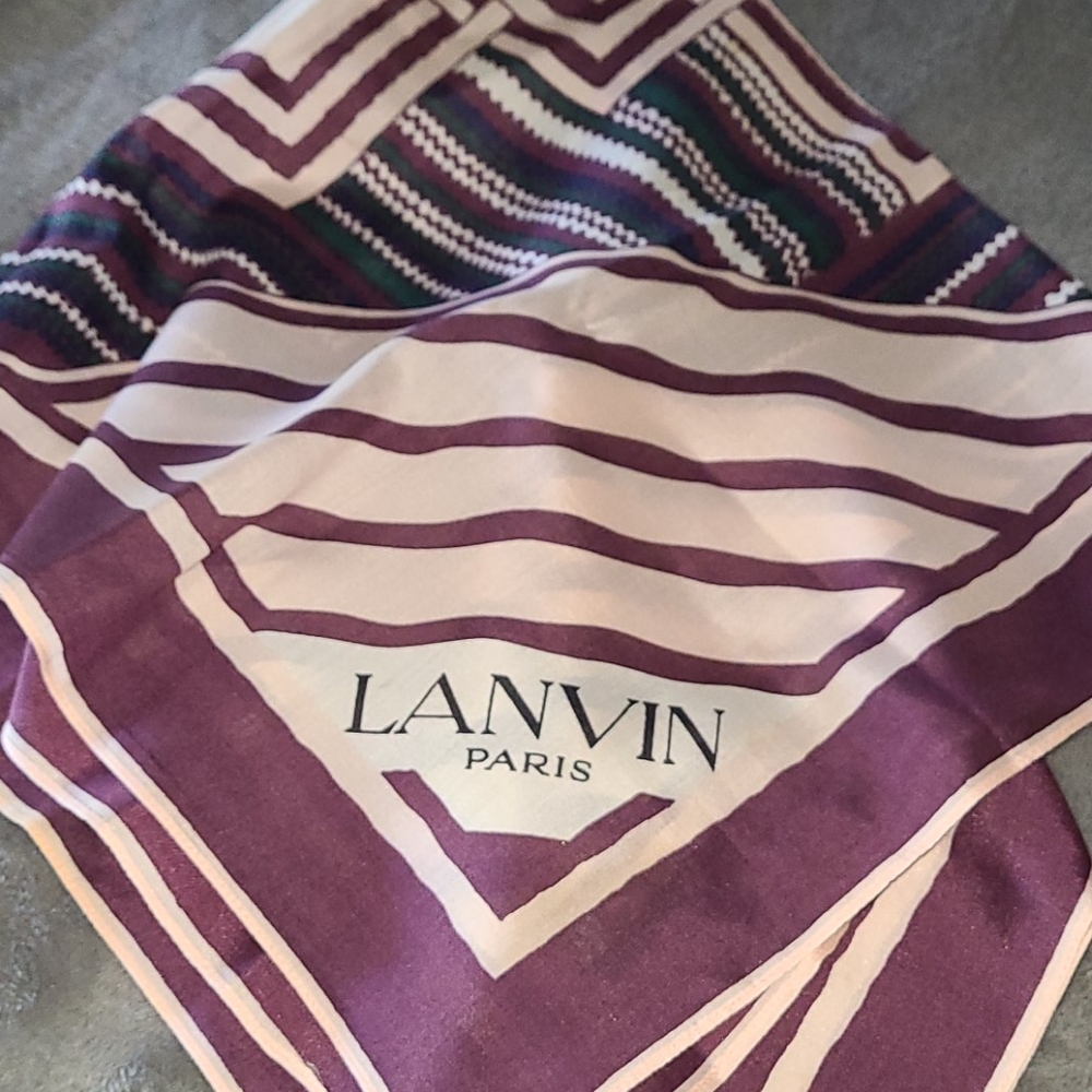Lanvin Paris Vintage Scarf